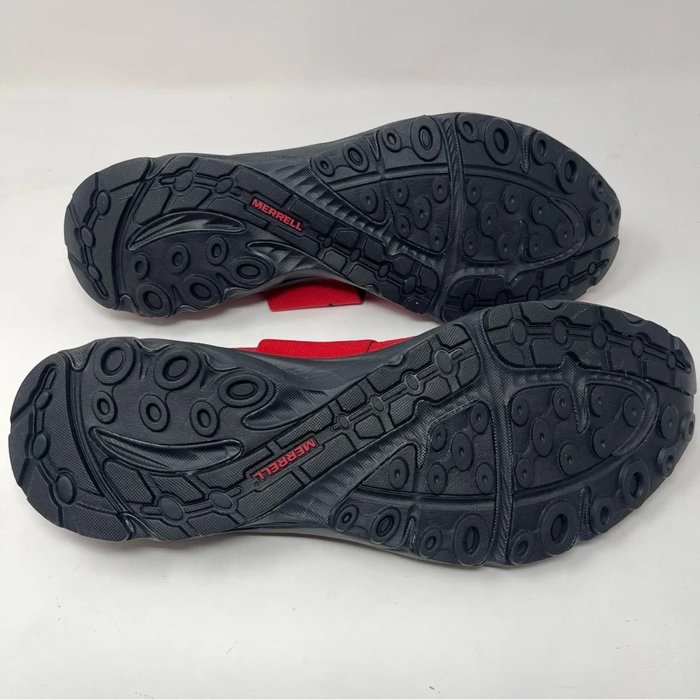 Merrell Red Slip-On Sneakers Men’s 11.5 | Lightweight Comfort Walking Shoes | NW